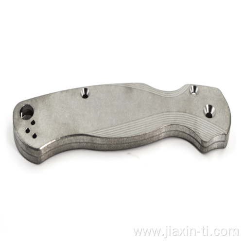 Knife Scale Para2 Titanium CNC Surface